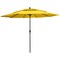 Northlight 9.75ft Outdoor Patio Market Umbrella with Hand Crank and Tilt, Yellow